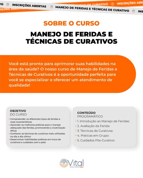 Manejo de feridas e técnicas de curativos - Image 2